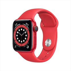 Apple Watch Series 6（GPS + Cellularモデル）- 40mm （PRODUCT）REDアルミニウムケースと（PRODUCT）REDスポーツバンド - レギュラー  REDアルミニウム M06R3J/A