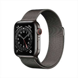Apple Watch Series 6（GPS + Cellularモデル）- 40mmグラファイトステンレススチールケースとグラファイトミラネーゼループ  グラファイトステンレススチール M06Y3J/A