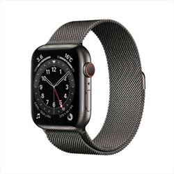 Apple Watch Series 6（GPS + Cellularモデル）- 44mmグラファイトステンレススチールケースとグラファイトミラネーゼループ   M09J3J/A
