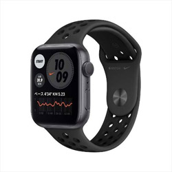 Apple Watch Series6 Nike GPS 44mm スペースグレイアルミニウムケース アンスラサイト／ブラックNikeスポーツバンド MG173J/A