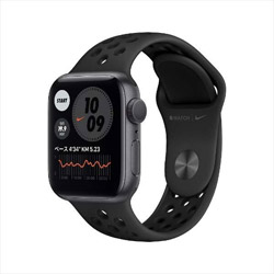 Apple Watch Series6 Nike GPS 40mm スペースグレイアルミニウムケース アンスラサイト／ブラックNikeスポーツバンド M00X3J/A