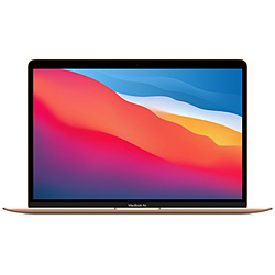 Apple(アップル) 13インチMacBook Air: 8コアCPUと7コアGPUを搭載したApple M1チップ 256GB SSD - ゴールド   MGND3J/A ［13.3型 /SSD：256GB /メモリ：8GB /2020年モデル］