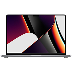 MacBook Pro  16インチ Apple M1 Maxチップ搭載モデル[2021年モデル/SSD 1TB/メモリ 32GB/10コアCPUと32コアGPU ]スペースグレイ MK1A3J/A MacBook Pro スペースグレイ MK1A3J/A
