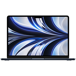 MacBook Air 13インチ Apple M2チップ搭載モデル [2022年モデル /SSD 512GB /メモリ 8GB /8コアCPUと10コアGPU ] ミッドナイト MLY43J/A  ミッドナイト MLY43J/A