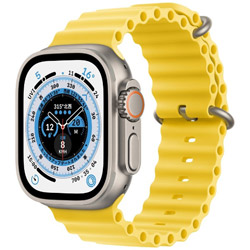 Apple Watch Ultra（GPS + Cellularモデル）- 49mmチタニウムケースとイエローオーシャンバンド  イエローオーシャン MNHG3J/A