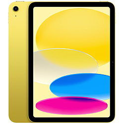 Apple(アップル) iPad（第10世代） A14 Bionic 10.9型 Wi-Fiモデル ストレージ：64GB MPQ23J/A イエロー