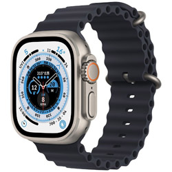 Apple Watch Ultra（GPS + Cellularモデル）- 49mmチタニウムケースとミッドナイトオーシャンバンド  ミッドナイトオーシャン MQFK3J/A