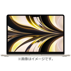 Apple(アップル) MLY13JA/CTO【USキーボード カスタマイズモデル】MacBook Air: 8コアCPUと8コアGPUを搭載したApple M2チップ 256GB SSD - スターライト [SSD：256GB /メモリ：8GB]