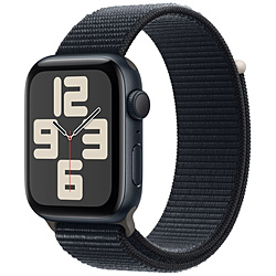 Apple Watch SE（GPSモデル）- 44mmミッドナイトアルミニウムケースとミッドナイトスポーツループ  ミッドナイトアルミニウム MREA3J/A