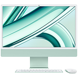 iMac Retina4.5K 24inch 2023 Apple M3 8コアCPU 8コアGPU 8GB 256GB MQRA3J/A グリーン