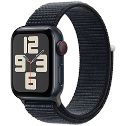 Apple Watch SE（GPS + Cellularモデル）- 40mmミッドナイトアルミニウムケースとミッドナイトスポーツループ  ミッドナイトアルミニウム MRGE3J/A