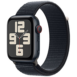 Apple Watch SE（GPS + Cellularモデル）- 44mmミッドナイトアルミニウムケースとミッドナイトスポーツループ  ミッドナイトアルミニウム MRHC3J/A
