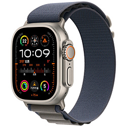 Apple Watch Ultra 2（GPS + Cellularモデル）- 49mmチタニウムケースとブルーアルパインループ - S  ブルーアルパインループ S MREK3J/A