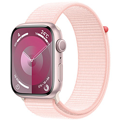 Apple Watch Series 9(GPS型号)-45mm粉红铝包和灯粉红运动循环粉红铝MR9J3J/A