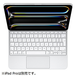 供Apple(苹果)11英寸iPad Pro(M4)使用的Magic Keyboard-英语(UK)-白MWR03BX/A