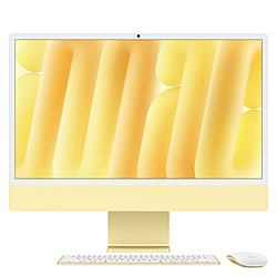 iMac M4 10C 10G / 16GB / 512GB  イエロー  ［23.5型 /Apple M4 /メモリ：16GB /SSD：512GB /2024年10月モデル］