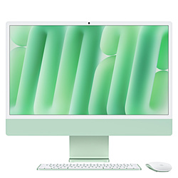 iMac M4 10C 10G / 16GB / 512GB Nano-texture  グリーン  ［23.5型 /Apple M4 /メモリ：16GB /SSD：512GB /2024年10月モデル］