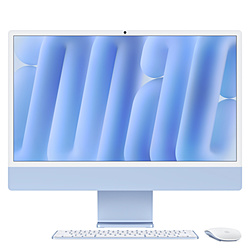 iMac M4 10C 10G / 16GB / 512GB Nano-texture  ブルー  ［23.5型 /Apple M4 /メモリ：16GB /SSD：512GB /2024年10月モデル］