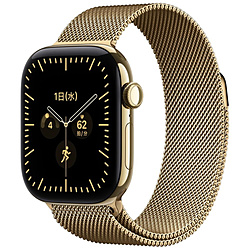 Apple(�A�b�v��) Apple Watch Series 12�iGPS + Cellular���f���j- 42mm���f�B�A���g�S�[���h�`�^�j�E���P�[�X�ƃ��f�B�A���g�S�[���h�~���l�[�[���[�v  ���f�B�A���g�S�[���h�`�^�j�E�� MJGL4X/A