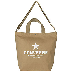 BIG STAR PRINT 2WAYショルダーバッグ CONVERSE（コンバース） ベージュ 14824800-BE