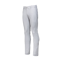 メンズ カルゼ ストレッチパンツ(LLサイズ/ライトグレー) TWMP2280