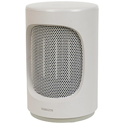 ヤマゼン ミニセラミックヒータ-600W 2時間オートオフ機能 YAMAZEN EDMF-T06(C)