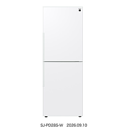 SHARP(�V���[�v) �①��(200~299l) �}�b�g�z���C�g SJ-PD28S-W �m��56cm /280L /2�h�A /�E�J���^�C�v�n