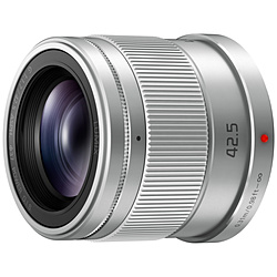 Panasonic(�p�i�\�j�b�N) �J���������Y LUMIX G 42.5mm/F1.7 ASPH./POWER O.I.S. �V���o�[ H-HS043A-S �m�}�C�N���t�H�[�T�[�Y /�P�œ_�����Y�n