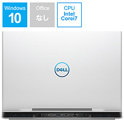 NG75VR-9NLCW ノートパソコン Dell G5 15 5590 ホワイト ［15.6型 /Windows10 Home /intel Core i7 /メモリ：8GB /HDD：1TB /SSD：256GB /無し /日本語版キーボード /2019年夏モデル］