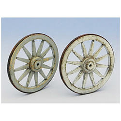 1/24 スウィートスタイル Cart-Wheel 荷車の車輪2ヶ入