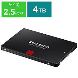 内蔵SSD SATA接続 860PRO  MZ-76P4T0B/IT ［4TB /2.5インチ］