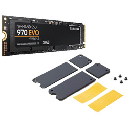 NVMe SSD 970 EVO M.2 500GB ヒートシンク付/MZV7E500BHS/