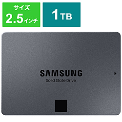 SAMSUNG(サムスン) 内蔵SSD SATA接続 870QVO  MZ-77Q1T0B/IT ［1TB /2.5インチ］