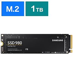 SAMSUNG(サムスン) 内蔵SSD PCI-Express接続 SSD 980  MZ-V8V1T0B/IT ［M.2 /1TB］