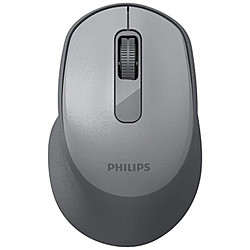 PHILIPS(フィリップス) マウス 4000 series(Android/Mac/Windows11対応) グレー SPK7448G ［光学式 /無線(ワイヤレス) /4ボタン /Bluetooth・USB］