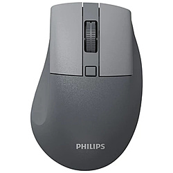 PHILIPS(フィリップス) マウス 5000 series(Android/Mac/Windows11対応) グレー SPK7528G ［光学式 /無線(ワイヤレス) /5ボタン /Bluetooth・USB］