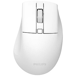 PHILIPS(フィリップス) マウス 5000 series(Android/Mac/Windows11対応) ホワイト SPK7528W ［光学式 /無線(ワイヤレス) /5ボタン /Bluetooth・USB］