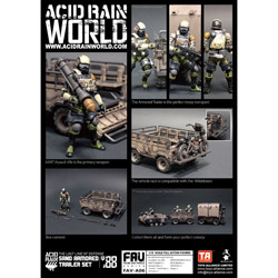 ACID RAIN FAV-A06  Sand Armored Trailer Setig[[Zbgj 1/18 hς݊itBMA