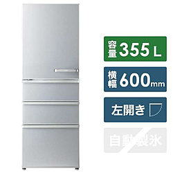 AQUA �y��{�ݒu�����Z�b�g�z AQR-36HL-S �①�� �~�X�e�B�V���o�[ [4�h�A /���J���^�C�v /355L]