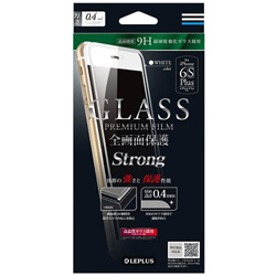 y݌Ɍz iPhone 6s Plus^6 Plusp@GLASS PREMIUM FILM Sʕی Strong@zCg@LEPLUS LP-I6SPRFGLFWH