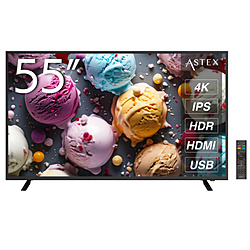 WiS PC���j�^�[ AS-M55C �m55�^ /4K(3840×2160�j /���C�h /60Hz�n
