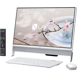 『難』 DA370/DAW　(Celeron 3855U 1.6GHz、地デジ、24インチ) 中古セール対象品 LAVIE Desk All-in-one DA370／DAW PC-DA370DAW