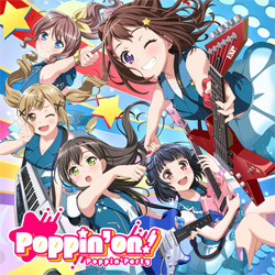 Poppin'Party/1st Album"Poppin'on!"Blu-ray在的生产限定版ＣＤ