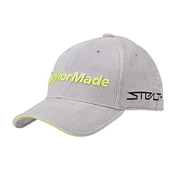 メンズ ツアーコーデュロイキャップ(フリー：57～59cm/グレー) TD391