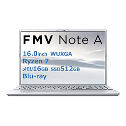 FUJITSU(xmʁj m[gp\R FMV Note AV[Y A77-K3 t@CVo[ FMVA77K3SA m16.0^ /Windows11 Home /AMD Ryzen 7 /F16GB /SSDF512GB /Microso