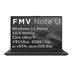 FUJITSU(富士通) FMV Note U UX-K3 FMV Note Uシリーズ UX-K3 ピクトブラック FMVUXSK3BA FUJITSU(富士通) FMV Note U UX-K3 FMV Note Uシリーズ UX-K3 ピクトブラック FMVUXSK3BA