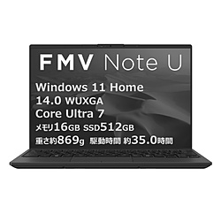 FUJITSU(富士通) FMV Note U U77-K3 FMV Note Uシリーズ U77-K3 ピクトブラック FMVU77K3BA FUJITSU(富士通) FMV Note U U77-K3 FMV Note Uシリーズ U77-K3 ピクトブラック FMVU77K3BA