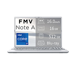 FUJITSU(�x�m�ʁj FMV NoteA A77-L2 FMV �t�@�C���V���o�[ FMVA77L2SA �m16.0�^ /Windows11 Home /intel Core i7 /�������F16GB /SSD�F512GB /M365 (24����) or