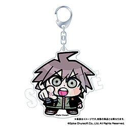 ダンガンロンパシリーズ×ぶくぶ　おおきめアクリルキーホルダー　02.苗木誠