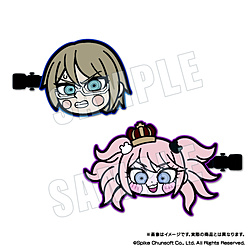 ダンガンロンパシリーズ×ぶくぶ　前髪クリップセット　02.十神白夜＆江ノ島盾子